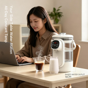 Bouteille d'eau chaude électrique portable avec contrôle de la température et arrêt automatique, distributeur d'eau de bureau pour la maison et l'hôtel - Product Image 5