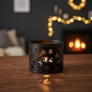 Handcrafted metal candle holder votives designed to elevate interiors with calm lighting and artistic form - Product Image 3