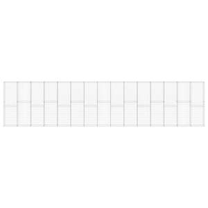 Mur en gabions en acier galvanisé avec couvercles 354,3''x11,8''x78,7'' Clôtures, treillis et portails - Product Image 4