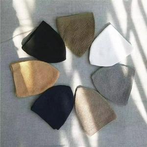 Chapeau de prière islamique pour hommes, bonnet Kufi ethnique tricoté, Taqiyah au crochet, bonnet Omanais Namaz Kufi - Product Image 4