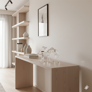 Figura Decorativa de Camello del Desierto en Cristal Hecha a Mano, Estilo Art Deco, Decoración de Lujo para el Hogar, Regalo, Adorno para Diwali, Bodas, Aniversarios, San Valentín - Product Image 4