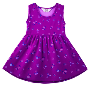 Stylish Sleeveless Girls Casual <b>Dress</b> Modern Design Cotton Blend Fabric Breathable Lightweight Stitching Perfect Wear - Product Image 3