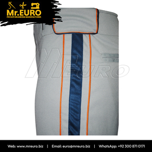 Pantalon de sport unisexe gris en polyester, imprimé par sublimation, respirant, coupe ajustée, braguette zippée, couleur unie, antibactérien, toutes saisons, personnalisable - Product Image 6