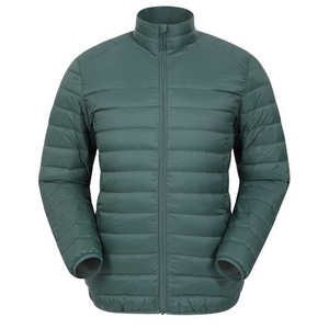 Winter Puffer Jacket <b>Men</b> Outdoor Warm Quilting Jacket Zipper Closure Custom Logo Long Regular Puffer <b>Men's</b> Jackets - Product Image 4