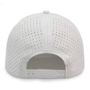 Chapeaux de golf imperméables avec logo personnalisé Chapeaux de camionneur 5 panneaux Casquette de camionneur perforée de haute qualité Casquette de camionneur camouflage avec patch en PVC - Product Image 6