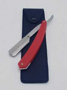 Navajas de afeitar rectas de primera calidad con mango de plástico para hombre, cuchilla de acero inoxidable para afeitado, cuchillo de afeitar tipo Cut Throat. - Product Image 2