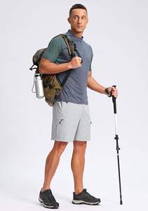 Pantalones Cortos Cargo para Hombre, Ligeros, para Senderismo, Viajes, Golf, Camping, Casuales, con 5 Bolsillos con Cremallera, 9"/7"/11" - Product Image 6