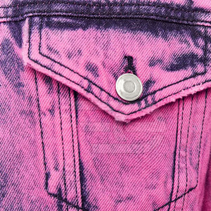 Veste en jean boutonnée pour femme, coupe slim et classique, en coton tricoté respirant, idéale pour l'hiver, style streetwear, mode quotidienne, décontractée - Product Image 5