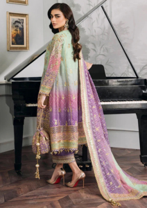 Ensemble de 2 pièces haut de gamme pour femme, style Salwar Kameez, imprimé numérique, style pakistanais, robe longue d'été pour soirée, séchage rapide, respirant - Product Image 1