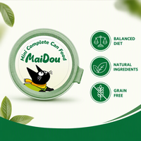 Nourriture humide pour chats Maidou au poulet et aux légumes, friandises pour chats riches en protéines, sans colorants artificiels, OEM ODM, étiquette privée, vente en gros