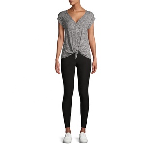 Custom Made Women's Mid Waist Knee Length Yoga <b>Leggings</b> <b>with</b> <b>Pockets</b> Spandex/Polyester Quick Dry Breathable for Workout Running - Product Image 6