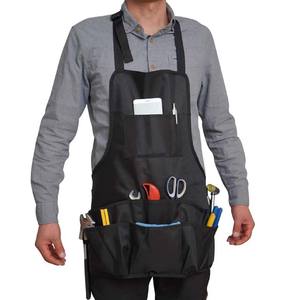 Tablier en toile de coton robuste sur mesure avec empiècements en maille, design tendance, résistant à l'eau et anti-UV, vente en gros - Product Image 5