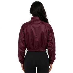 Modern Oversized Nylon Cropped Windbreaker <b>Jacket</b> Unisex Custom Logo Wholesale - Product Image 2