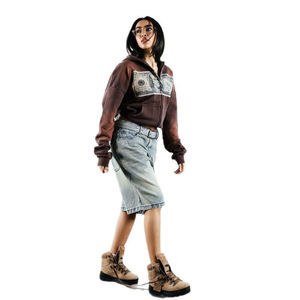 Sudadera con Capucha de Alta Calidad para Hombre, 100% Algodón, Estampado Vintage, Estilo Casual Urbano - Product Image 4