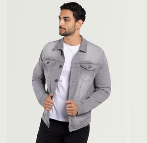 Chaqueta de mezclilla con capucha para hombre, estilo urbano, versión holgada, tendencia de moda otoño-primavera - Product Image 4