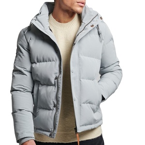 Wholesale Custom Men Down <b>Puffer</b> <b>Jacket</b> with Hood Packable Lightweight Puffy Hooded Winter Coat <b>Light</b> Thin <b>Jacket</b> - Product Image 6