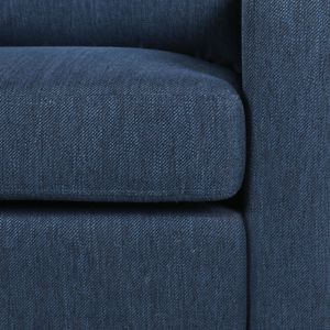 Blue <b>Upholstered</b> Club <b>Chair</b> for Living Room - Product Image 5
