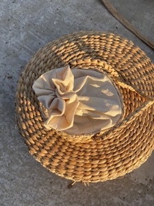 POPULAR <b>PICK</b> 2026 Water Hyacinth Woven Bag Print Beach Shop Carry Grocery Storage Lightweight Fiber Weave Safe Durable Material - Product Image 5