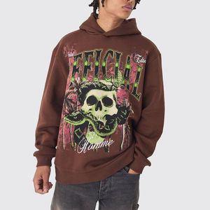 Custom Design Basics Full Screen Printing Casual Hoodies For <b>Men's</b> Fashion Hip Hop Streetwear Pullover <b>Hoodie</b> - Product Image 1