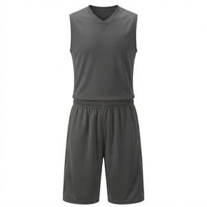 Conjunto de camiseta sin mangas y pantalones cortos de baloncesto para hombre, uniforme deportivo personalizado, conjunto de uniforme de baloncesto para hombre - Product Image 2