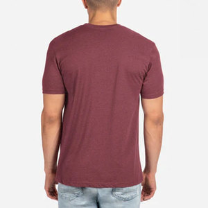 T-shirts en poly/coton pour hommes et femmes, manches courtes, col rond, coupe ample, décontractés, pour l'été - Product Image 1