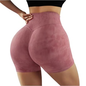 Custom Womens <b>Seamless</b> Gym <b>Shorts</b> High Waist Peach Lift Hip Quick Dry Yoga & Fitness <b>Shorts</b> - Product Image 4
