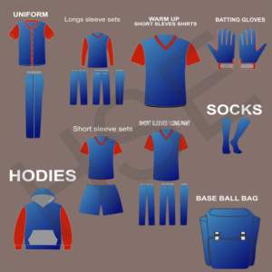 Ensemble personnalisé d'uniformes de baseball et de vêtements d'entraînement - Product Image 1