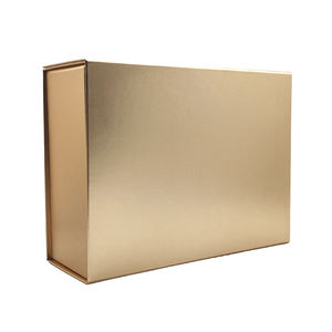 OEM ODM Custom Logo <b>Matte</b> Gold Foil Magnetic Closure Gift Box Rigid Cardboard Packaging for Fashion Clothing - Product Image 6