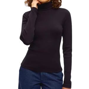 T-shirt unisexe personnalisé en tissu polaire polyester/nylon, col rond, manches longues, coupe ajustée, respirant, anti-rétrécissement, haut d'été, OEM - Product Image 1