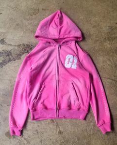 Sweat à capuche de luxe pour homme, manches longues, imprimé cœurs chromés, haute qualité, style décontracté, personnalisation disponible - Product Image 2