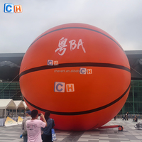 Ballon de basket gonflable géant avec logo personnalisé pour la publicité et la décoration d'événements