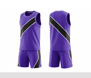 Camiseta y pantalones cortos de baloncesto personalizados, sublimación, secado rápido, poliéster transpirable, ropa deportiva de equipo para hombres, mujeres y jóvenes - Product Image 2