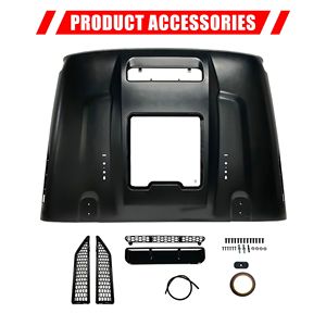 Cappuccio stile capsula facile da installare per 2018 2023 Jeep Wrangler JL JLU 2020-2023 gladiatore JT sostituzione cofano motore (non Mojave - Product Image 6