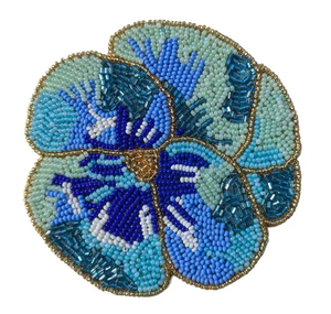 Posavasos con Cuentas Reutilizables, Precio al por Mayor, Azul Multicolor, Alfombrillas y Protectores Decorativos para Mesa, Accesorio Decorativo para Mesa - Product Image 1