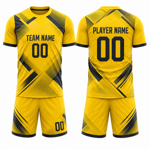 Uniformes de Fútbol Personalizados de Alta Calidad, Fabricación 2026, Diseño OEM, Pantalones Cortos Estampados, Costuras Reforzadas, Transpirables, 100% Algodón - Product Image 1
