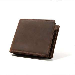 Strage Clothing Everyday Carry Leather <b>Wallet</b> for Men <b>Smart</b> Compact Design Neat Genuine Leather <b>Wallet</b> Fold Suede Long Card - Product Image 1