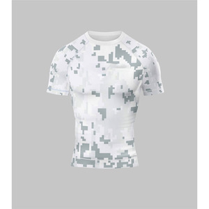 Sports Insight Digital Print Slim-Fit Rash Guard for Fitness Training Running Outdoor Sports-Spandex/Polyester 220g Quick Dry - Product Image 4