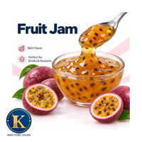 Selai Buah Markisa dalam Botol untuk Bubble Tea Merek King Feng Chuen Bersertifikat HACCP & ISO22000 Umur Simpan 12 Bulan 4KG TW