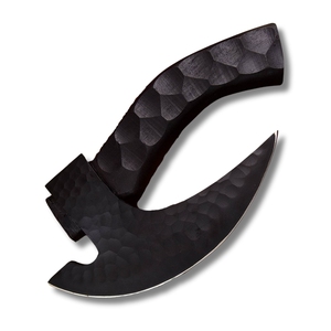 Cortador de Pizza Vikingo de Acero Inoxidable Forjado a Mano de Alta Calidad, Cuchillo para Pizza Negro Hecho a Mano - Product Image 1