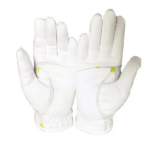 High Quality Cabretta Leather Unisex Golf Gloves Custom Wholesale Logo Sports Outdoor Breathable Non-Slip Quick Drying Full - Product Image 1