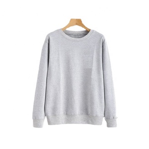 Sudadera de cuello redondo para hombre de alta calidad, diseño personalizado con logo impreso, color sólido, tipo pullover, ropa de trabajo para hombre - Product Image 2