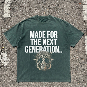 Camisetas de Hombre Casuales con Estampado, Estilo Hip Hop, Cuello Redondo, Manga Corta, Ecológicas, 100% Poliéster, con Hombros Caídos - Product Image 1