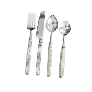 Ensemble de couverts en acier à miroir au design élégant le plus populaire, idéal pour les fêtes de mariage, d'hôtel et de table - Product Image 1