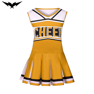 Uniformes Personalizados de Animadoras para Escuelas Secundarias con Apliques de Pedrería para Animadoras Adultas - Material Spandex/Poliéster - Product Image 1
