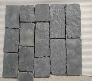 Dalles de pavé en pierre calcaire de taille aléatoire, coupées à la main, en pierre grise, pour patio, allée, jardin, chemin, aménagement extérieur, revêtement de sol - Product Image 2