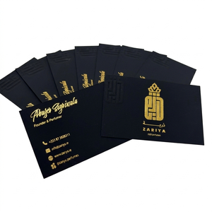 Tarjetas de Invitación Impresas en Serigrafía con Lámina Negra, Tarjetas de Felicitación de Boda Personalizadas Premium, Tarjetas de Visita al por Mayor - Product Image 1