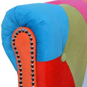 2 posti Chesterfield divano decorazione per la casa in tessuto elegante stile Chesterfield per soggiorno o camera da letto - Product Image 4