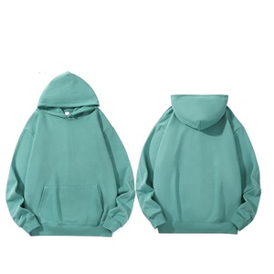 Custom Dtg Embroidered Silk Screen Printed 330gsm Polyester Cotton <b>Pullover</b> Customized <b>Men</b> Hoodies - Product Image 6