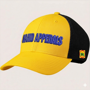 Gorra de Béisbol Personalizada de 5 Paneles, Clásica, de Felpa, Pintada a Mano, con Pedrería, Forro de Satén, 100% Algodón, con Logotipo Personalizado BD Four - Product Image 6