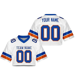 Hauts courts tendance pour femmes grandes tailles en jersey vintage et maille, respirants, pour l'été, avec options de sublimation et de vente en gros - Product Image 1